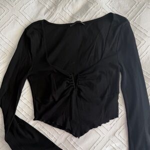 Black Long Sleeve Women's Top